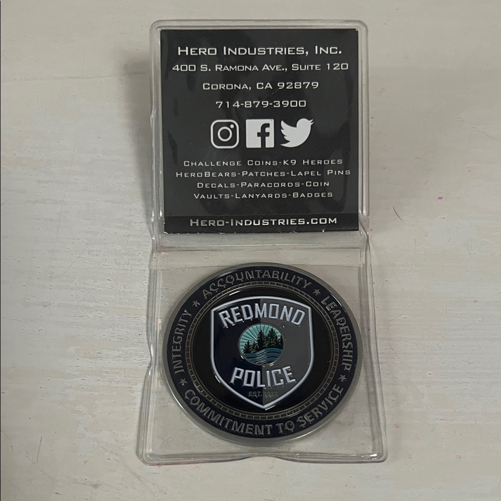Redmond Police Challenge Coin